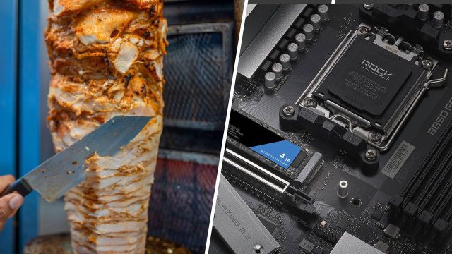 Game: One Redditor spent four months building a 'Turkish kebab PC' with working